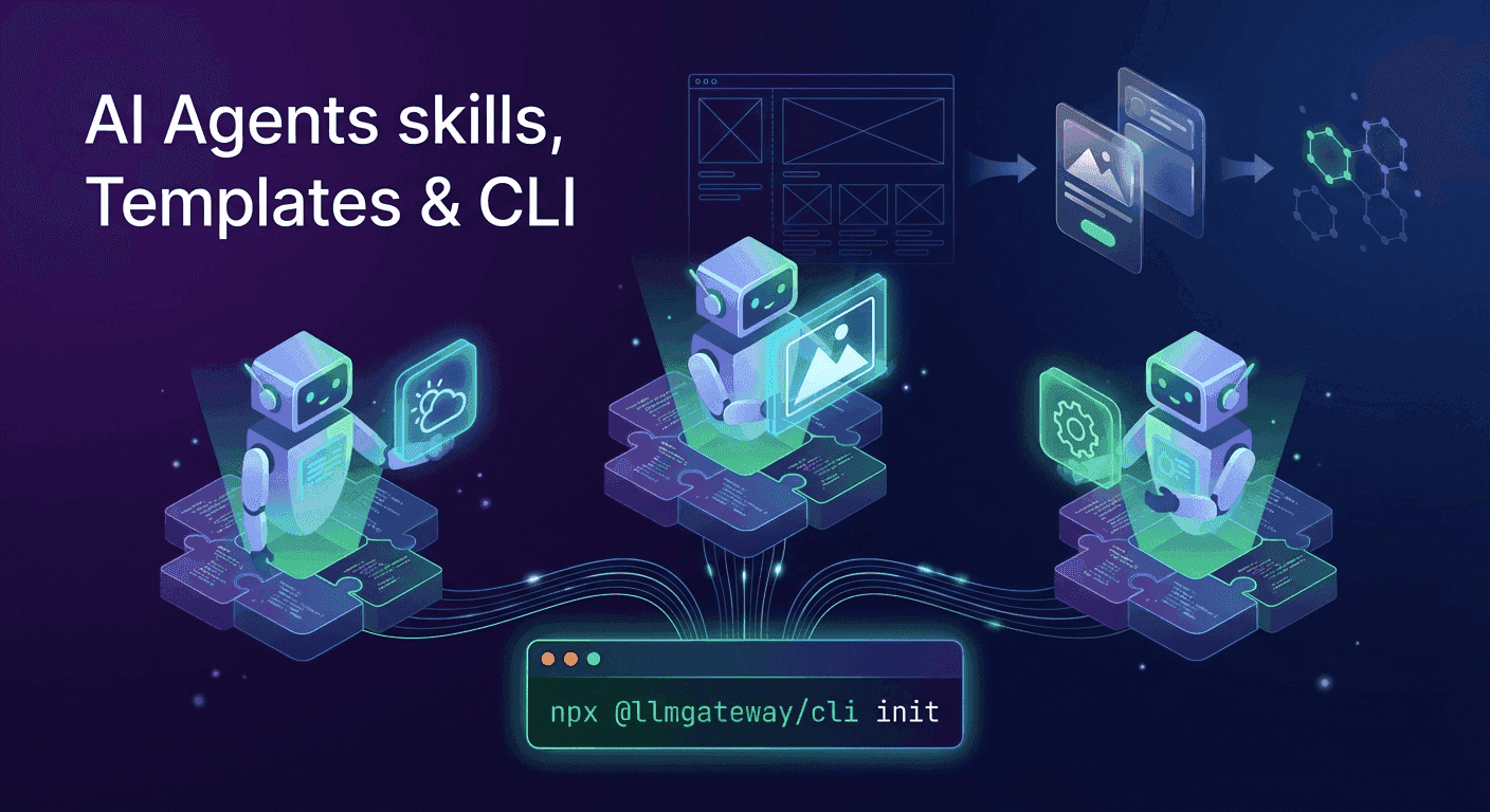 LLM Gateway agents and templates showcase